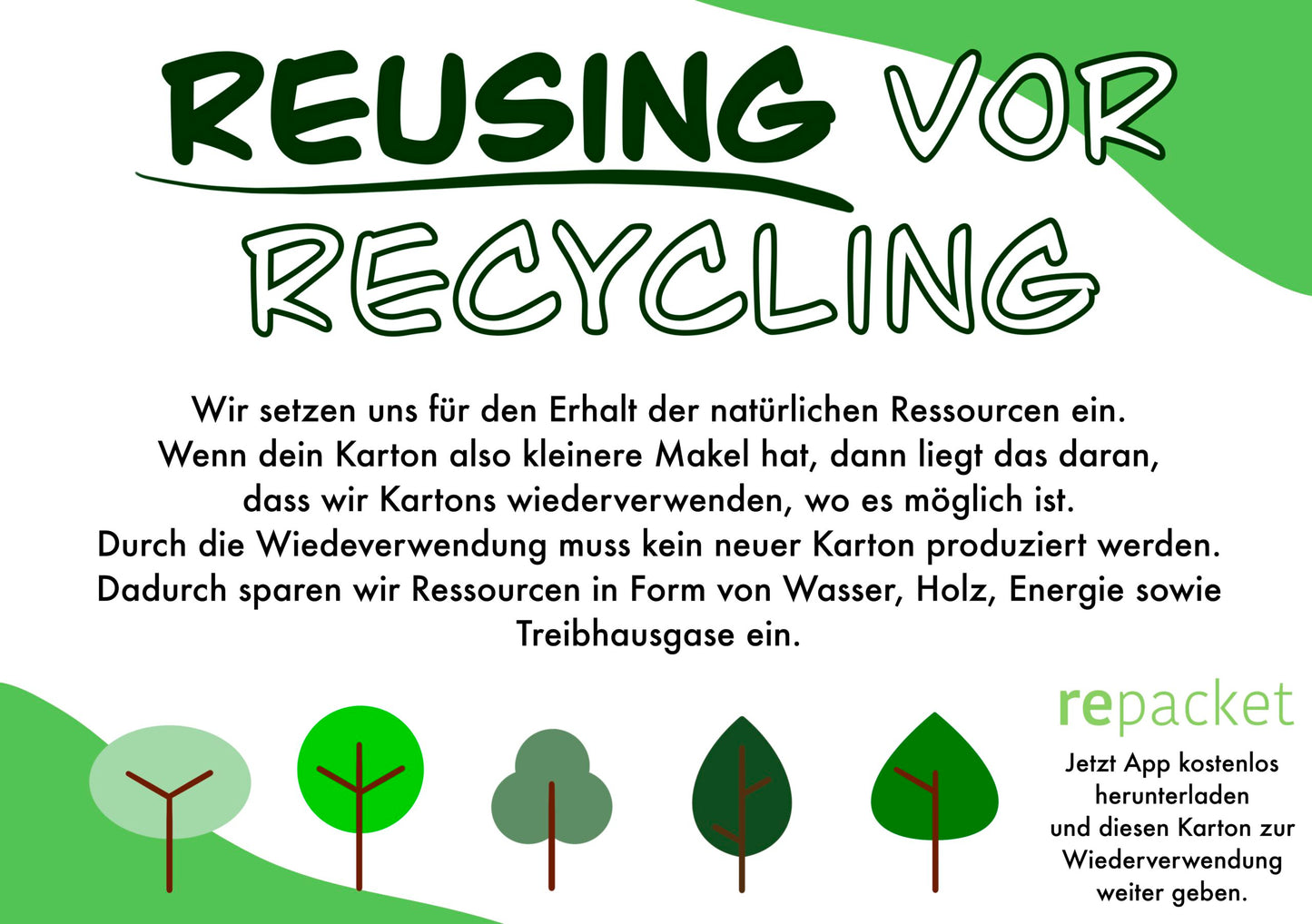 repacket ReUsing Flyer A6
